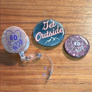 ED Nurse Badge Reel Set